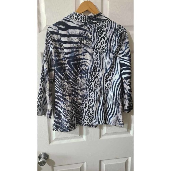 Impluse California Print Blazer Jacket Top Italy Size XL Womens‎ - Picture 2 of 4